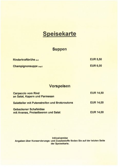 Panorama-Bad Stromberg - Gastronomie